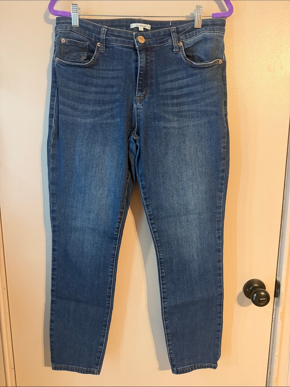 STS Blue Women's Skinny Jeans in Dark Blue Wash